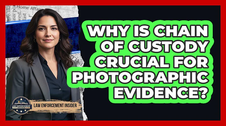 Why Is Chain of Custody Crucial for Photographic Evidence?