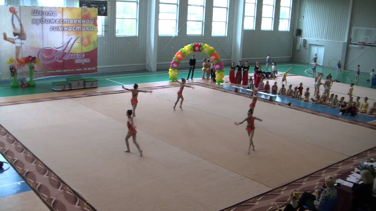 Групповое упражнение б/п. Команда Ника-Спорт 2004 г.р. 13.04.2014