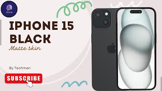 IPhone 15 black unboxing
