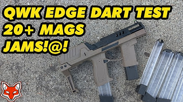 QWK Edge AEG Shooting Darts TEST - JAM CITY!!!