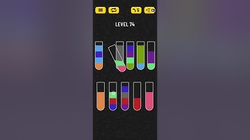 Water Sort Puzzle Level 74 Walkthrough Solution iOS/Android