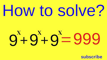 A Nice Exponents Math Problem | Find the Value of X?