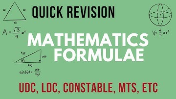 APSSB Elementary Maths FORMULAE || UDC, LDC, Constable, MTS, etc. || #apssb #appsc @SimpleWays31