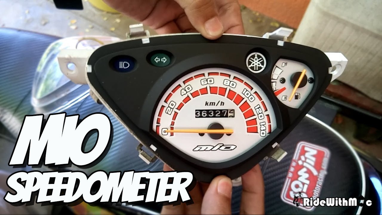  Yamaha  Mio  Sporty How to Paint Speedometer assembly 