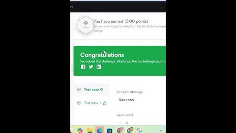 Hackerrank #3  #coding #pythonanddjangofullstackwebdeveloper #listspython #shorts