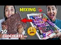 MIXING 20 Different CHOCOLATE & EATING IT - আজব খাওয়া ?? Most WEIRD CHOCOLATE CHALLENGE India