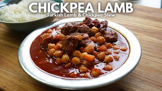 Turkish Style Lamb and Chickpea Stew, Etli Nohut