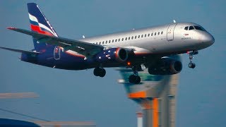 (+ATC) *CAVOK. Солнечное утро в Шереметьево. Посадки и взлеты самолетов. Март 2019 #Planespotting