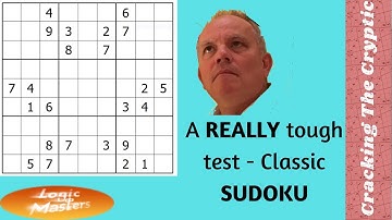 See how good you are with a tough Sudoku