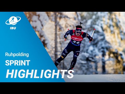 World Cup 23/24 Ruhpolding: Men Sprint Highlights