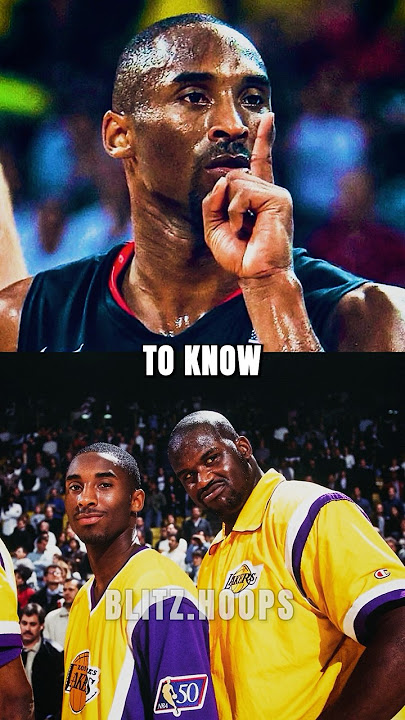 Kobe Bryant on Shaq Punching Him