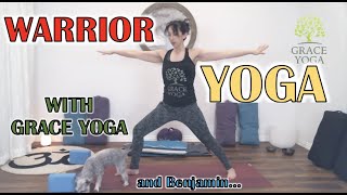 Warrior Yoga with Grace Yoga from Twitch Live-Stream 03.20.2020 screenshot 1