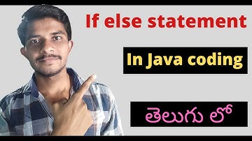 If Else condition coding in java // java coding in Telugu // Easy Learning Channel