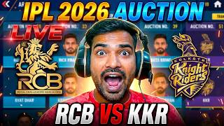 RCB vs KKR 🔴 LIVE Auction Battle | Real Cricket IPL Special