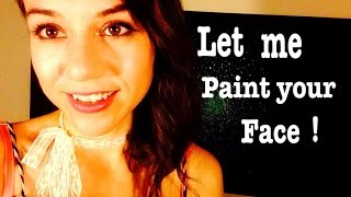 Unisex Face Painting for a Music Festival* Soft Speaking *Close Friend Role Play ((ASMR))