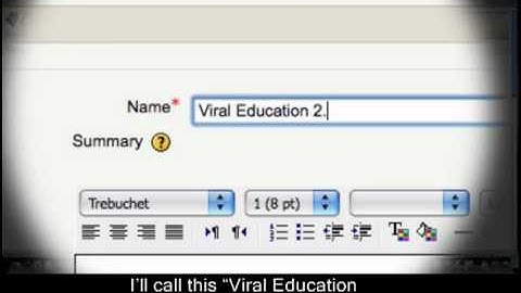 Embedding video in website in Moodle (captioned).mov