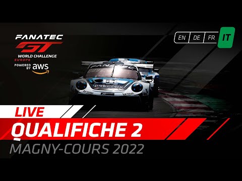 LIVE | Qualifiche 2 | Magny Cours | Fanatec GT World Challenge Powered by AWS 2022 (Italian)