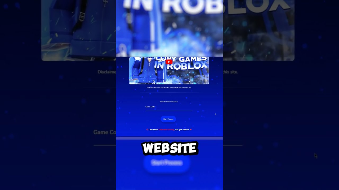 How To Copy Games On Roblox Robloxedit Shorts Robloxgamecopier