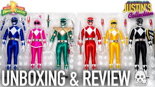 Mighty Morphin Power Rangers Threezero 1/6 Scale Figures Unboxing & Review