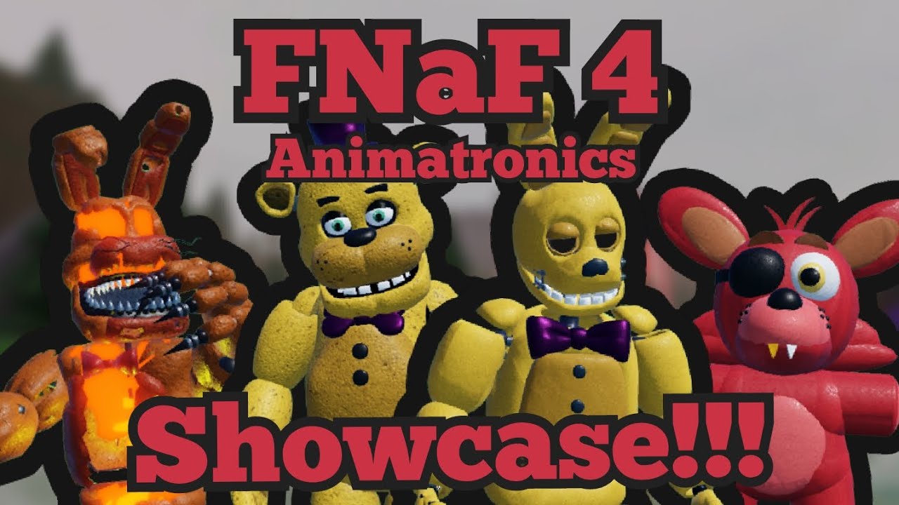 Freddy's Pizzeria 1987 Animatronics! - Roblox