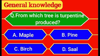 20 General Knowledge Questions FROM WHICH TREE IS TURPENTINE MADE? | DailyTrivia Quiz Round 1 screenshot 5