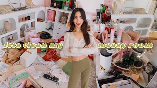 deep clean &amp; organize my messy bedroom with me! (this will motivate you to clean ASAP)