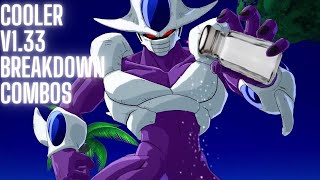 DBFZ [v1.33] Cooler Breakdown/Combos - Frieza No Brother