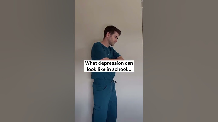 What depression can look like in school