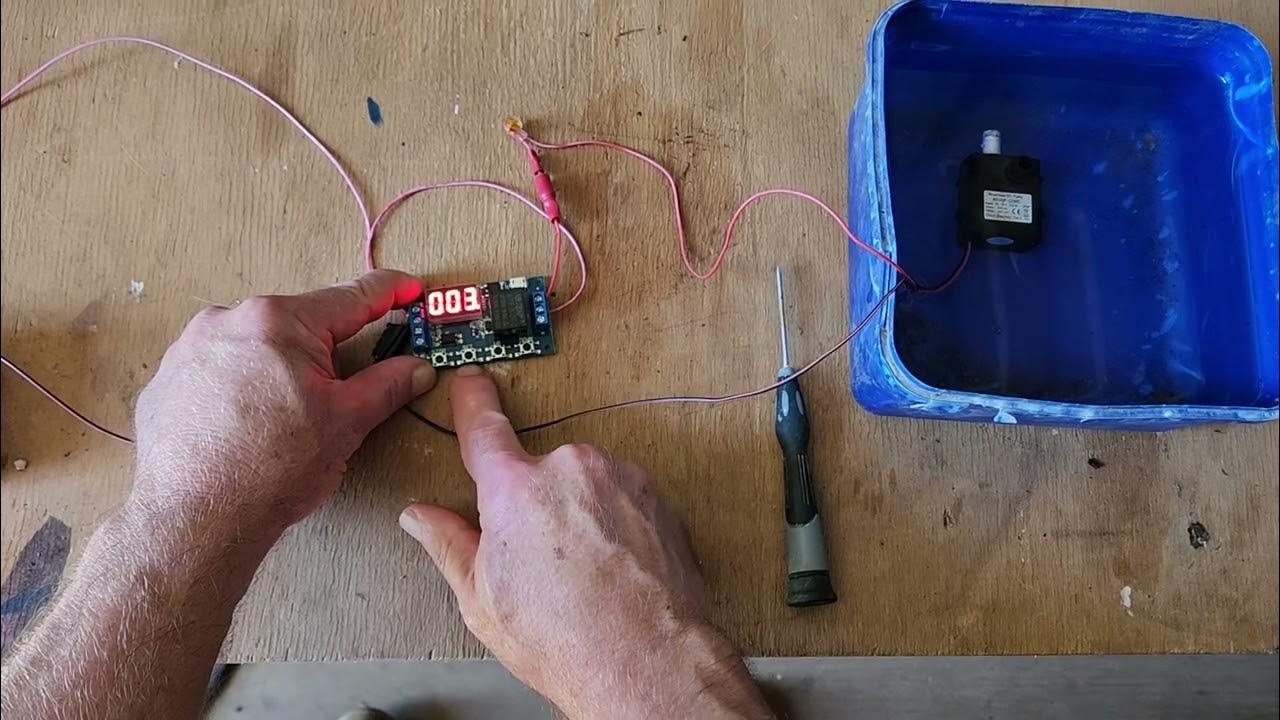 Set up JZ-801 timer module - YouTube