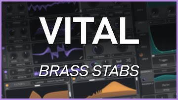 How to Make Heavy Brass Stabs/Hits in VITAL // Sound Design Tutorial