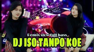 Download lagu Dj Iso Tanpo Koe Remix Slow Full Bass  Lirik  mp3
