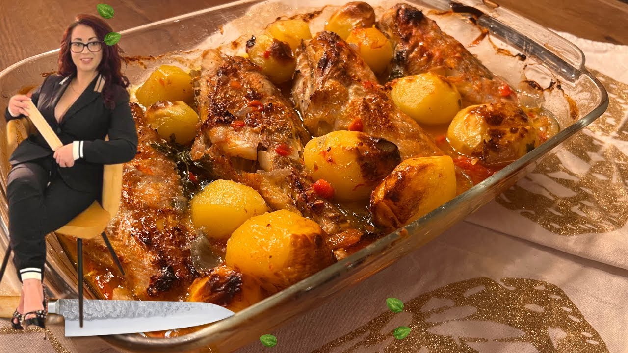 Peixe vermelho assado no forno Susana Correia