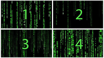 Free Matrix Text Effect Raining Code (5 FREE variations!)