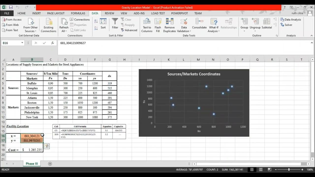 Tutorial Rekayasa Logistik Gravity Location Model YouTube