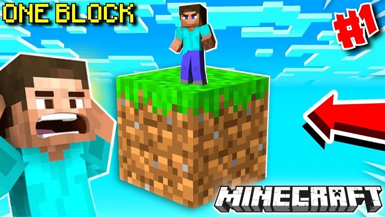 Minecraft one block part 1/gameplay/on kmg