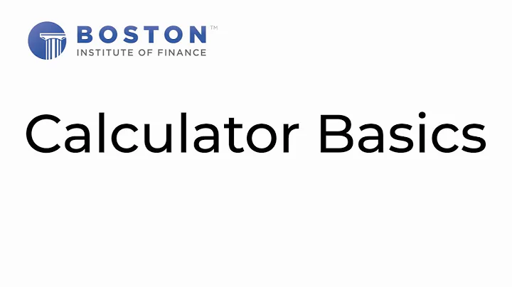Calculator Basics | HP 12c Tutorials