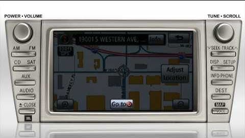 Navigation (input an address) Camry Toyota of Slidell