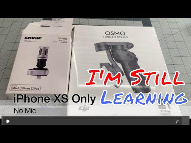 値下げ: SHURE MV88+とDJI OM4のセット Shure(シュアー) / MV88+ ビデオキット】新登場！スマートフォンに