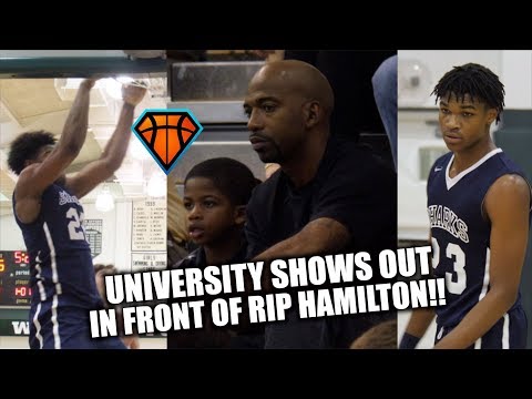 Rip Hamilton Watches USchool PUT ON A SHOW!! | #1 Team in Florida BOUNCES BACK