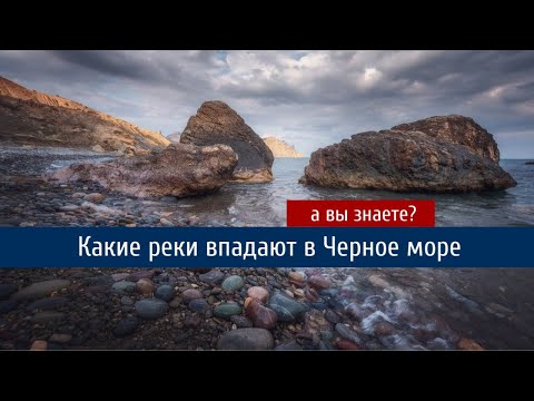 Какие реки впадают в Черное море