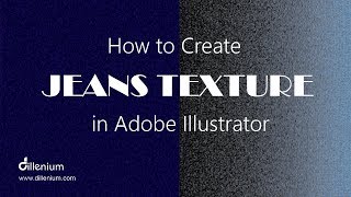 Illustrator Texture Tutorial - Jeans Texture - Vector Graphics - Adobe Illustrator