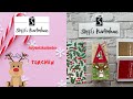 Kartenhaus Adventskalender Türchen Anleitung für Verpackung Box Goodie Swap