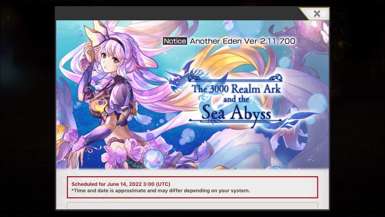 Another Eden Global 2.11.700: The 3000 Realm Ark and the Sea Abyss Conclusion! AS Milsha!