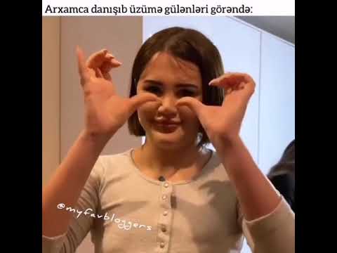 ARXAMCA DANISIB UZUME GULENLERI GORENDE :( :)