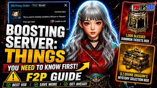 MIR4 Boosting Server: Things You NEED to Know First! ⚠️ F2P Guide