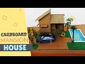 Building Easy &amp; Quick Cardboard House with Swimming Pool #131