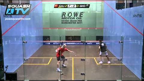 Squash : So You Think You Can Ref ? : Gaultier v Ghosal - Turning & Hitting Opponent