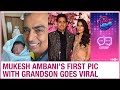 Mukesh Ambani shares first picture with Akash and Shloka’s son, photo goes viral