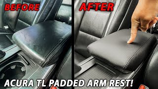 HOW TO RESTORE CENTER ARM REST ON ACURA TL! SUPER EASY/CHEAP!