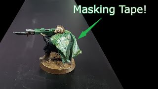 Improvised cloaks: Miniature Masking Tape Modelling